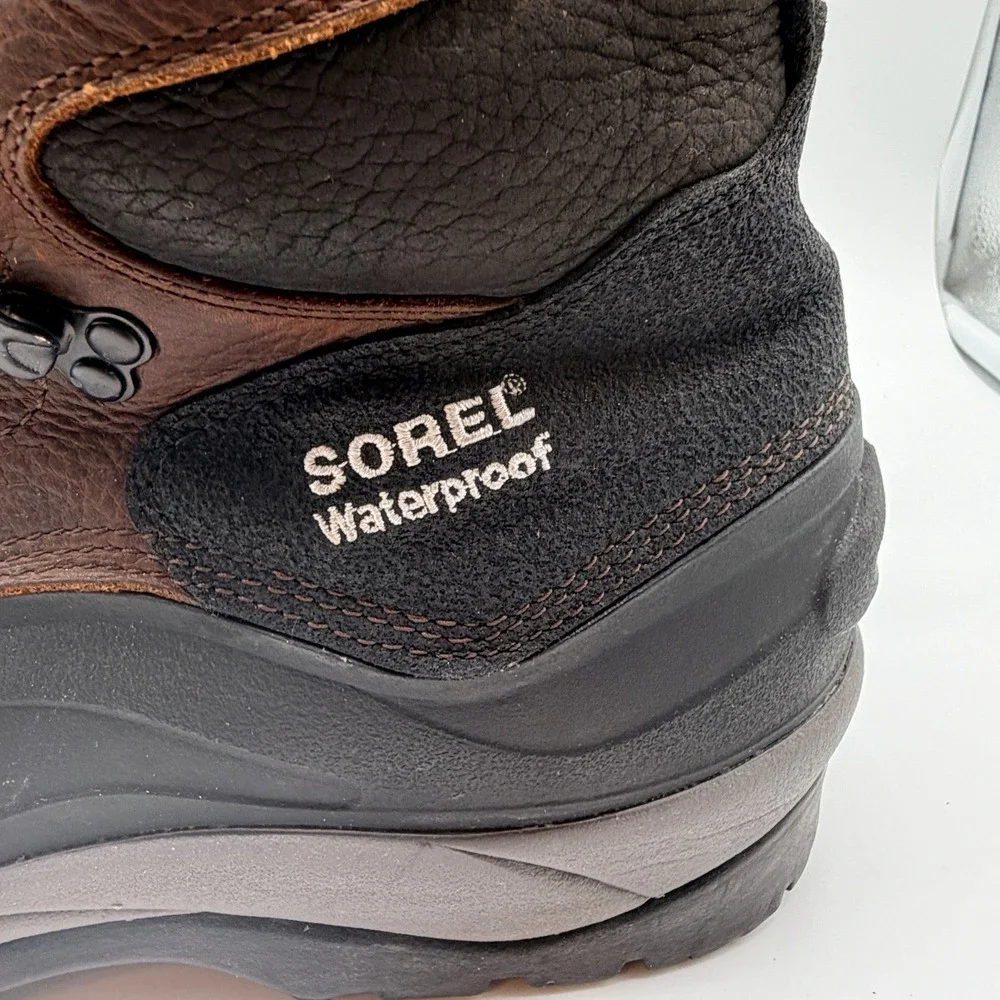 Sorel Asystec Hiking Boots Men's Size 12 Brown Outdoor Shoes Waterproof